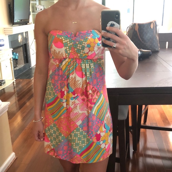 Alice & Trixie Dresses & Skirts - Alice & Trixie Strapless Mini Dress - 100% silk!